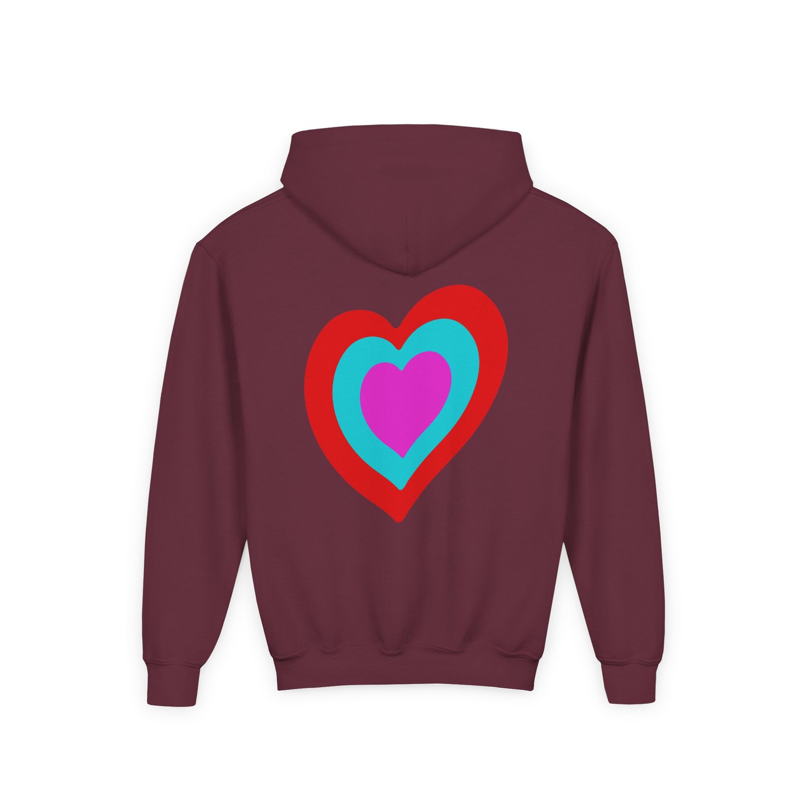 Youth Eurovision Heart Heavy Blend Hooded Sweatshirt