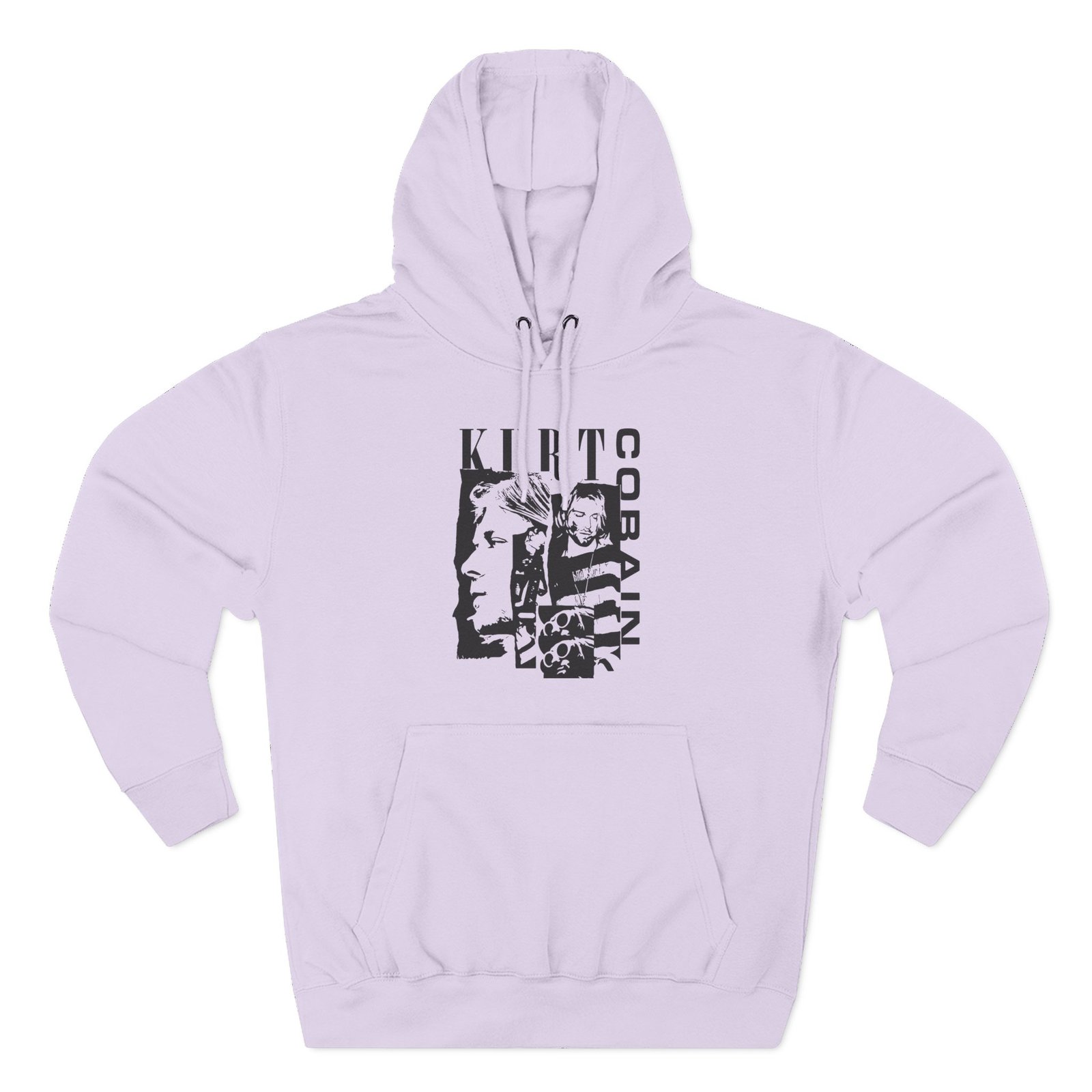 Kurt Cobain Three-Panel Fleece Hoodie