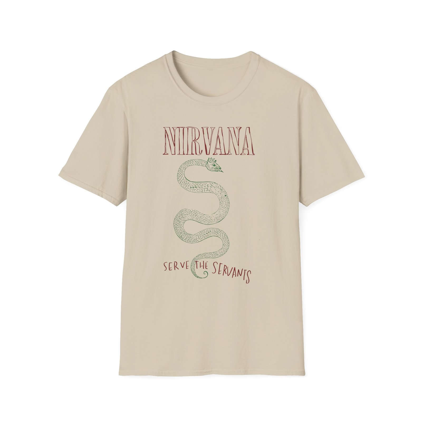 Nirvana Serve The Servants Unisex Softstyle T-shirt