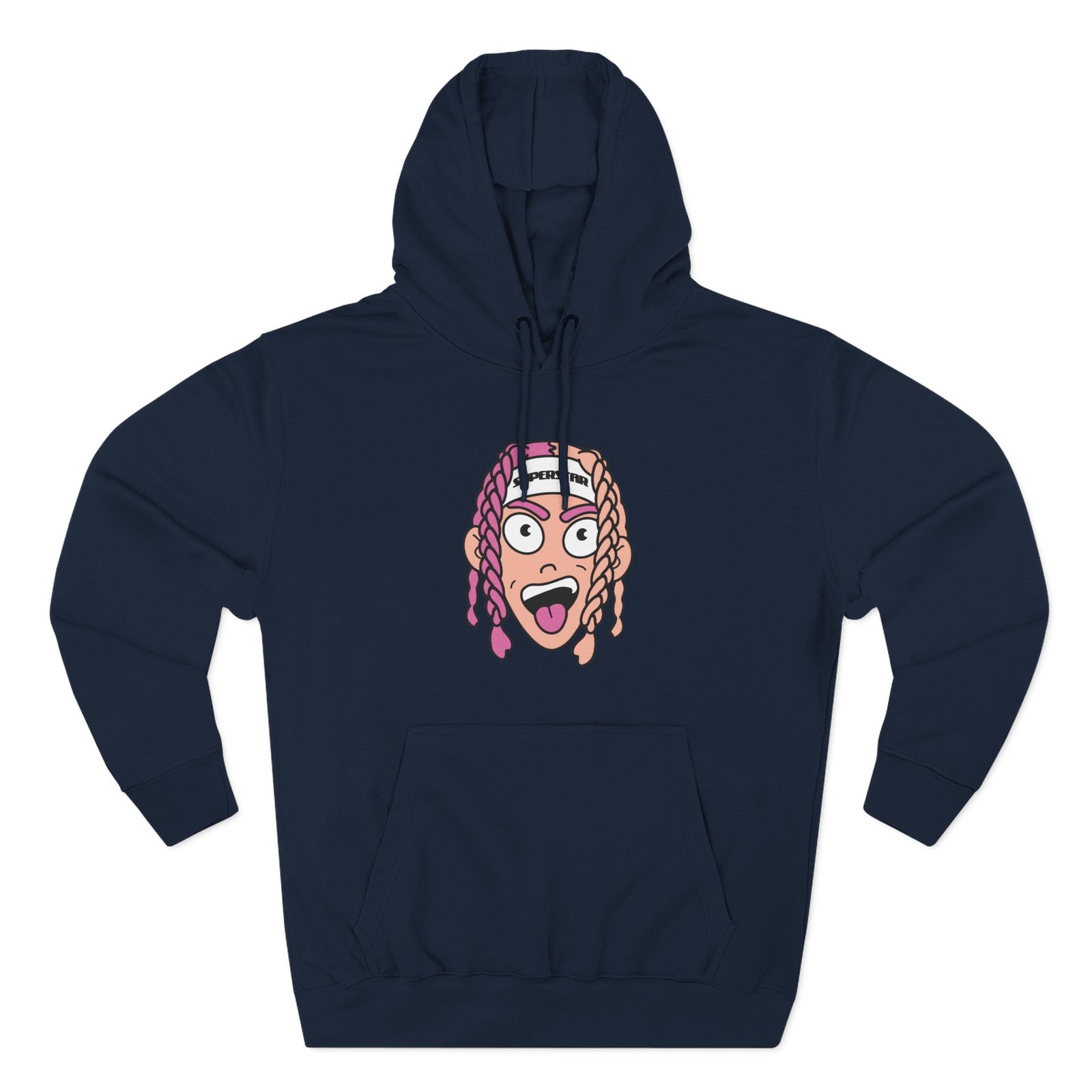 Lil Peej Cartoon Three-Panel Fleece Hoodie