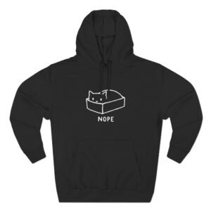Nope Three-Panel Fleece Hoodie