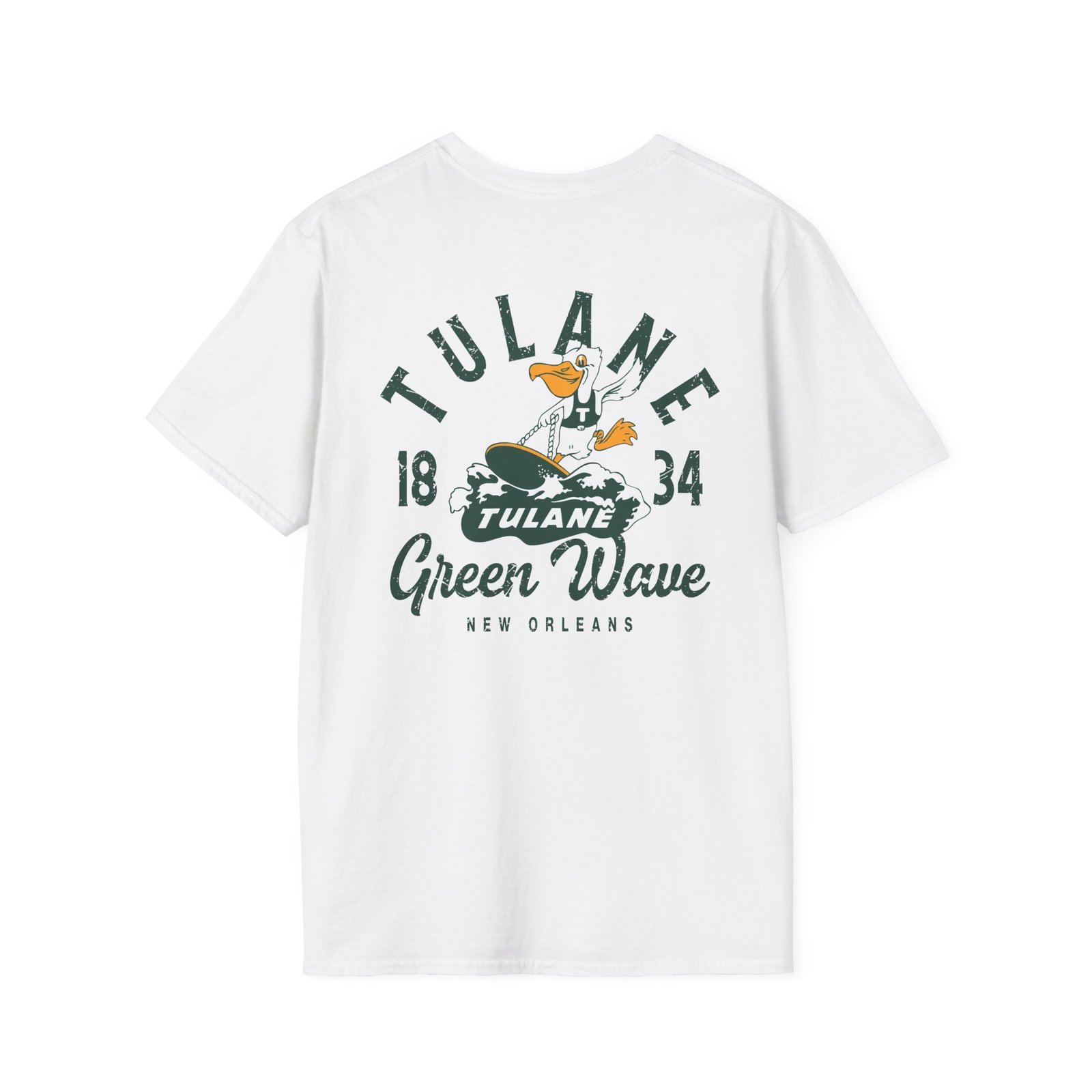 Tulane Mascot Unisex Softstyle T-Shirt