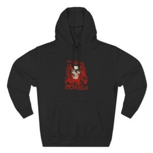 Stone Sour Red Skull Three-Panel Fleece Hoodie