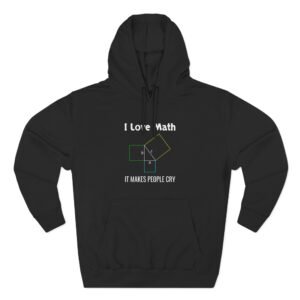 Math Three-panel Fleece Hoodie