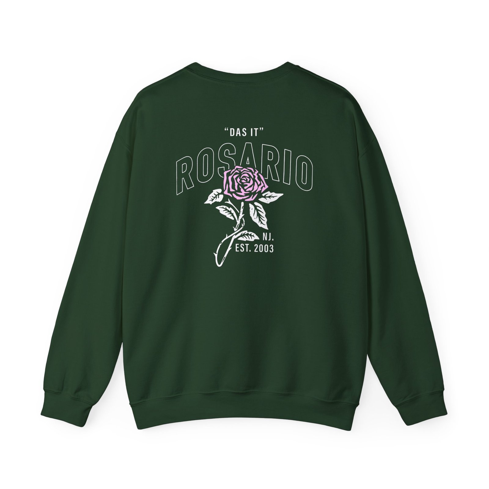 Alejandro Merch Rosario Rose Unisex Heavy Blend™ Crewneck Sweatshirt