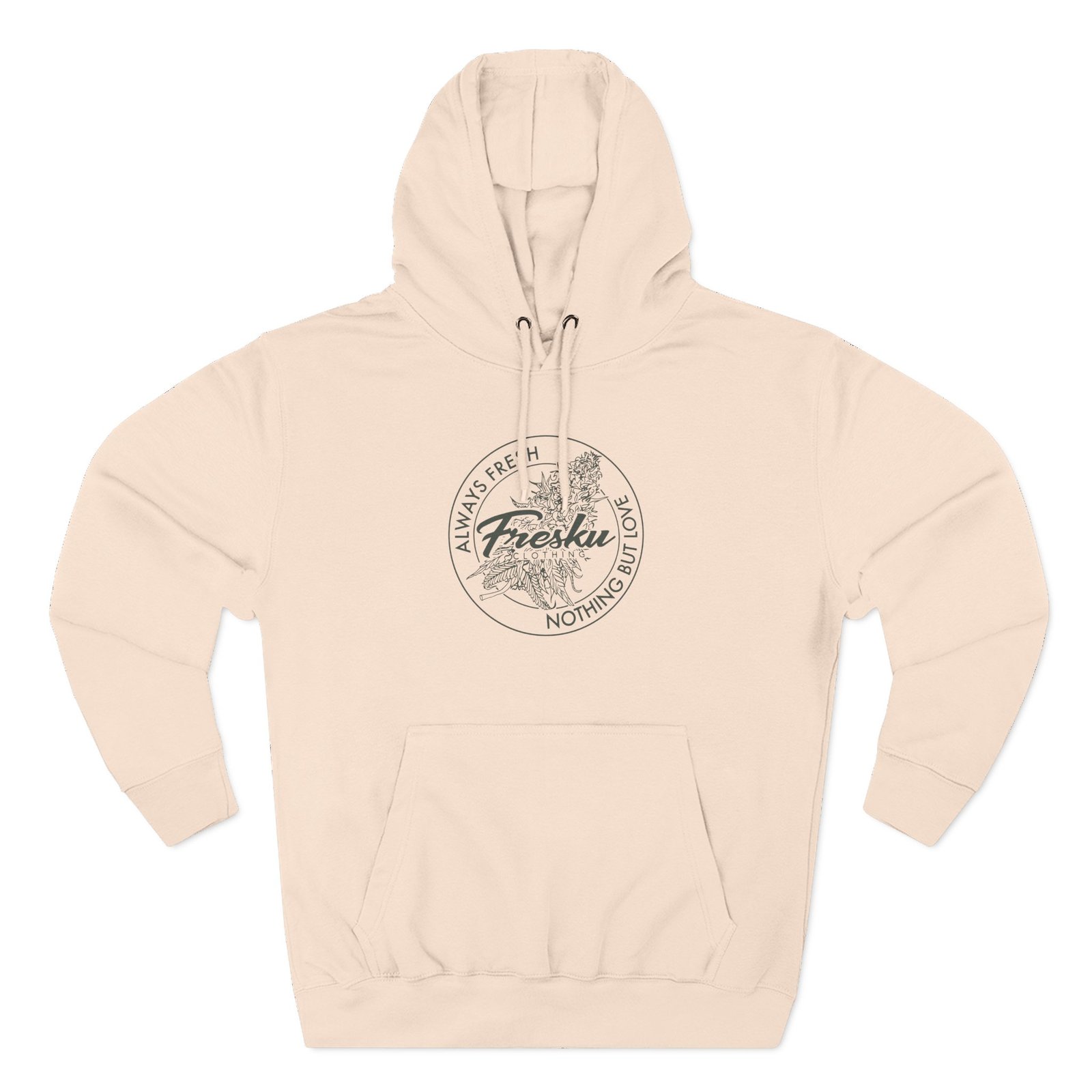 Fresku Nothing but Love Three-panel Fleece Hoodie