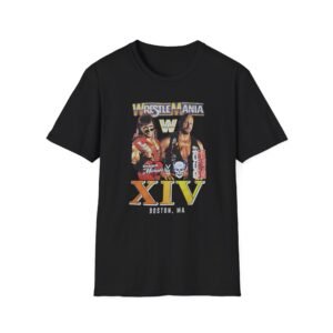 Lauv Wrestlemania Xiv 1998 Boston Unisex Softstyle T-Shirt