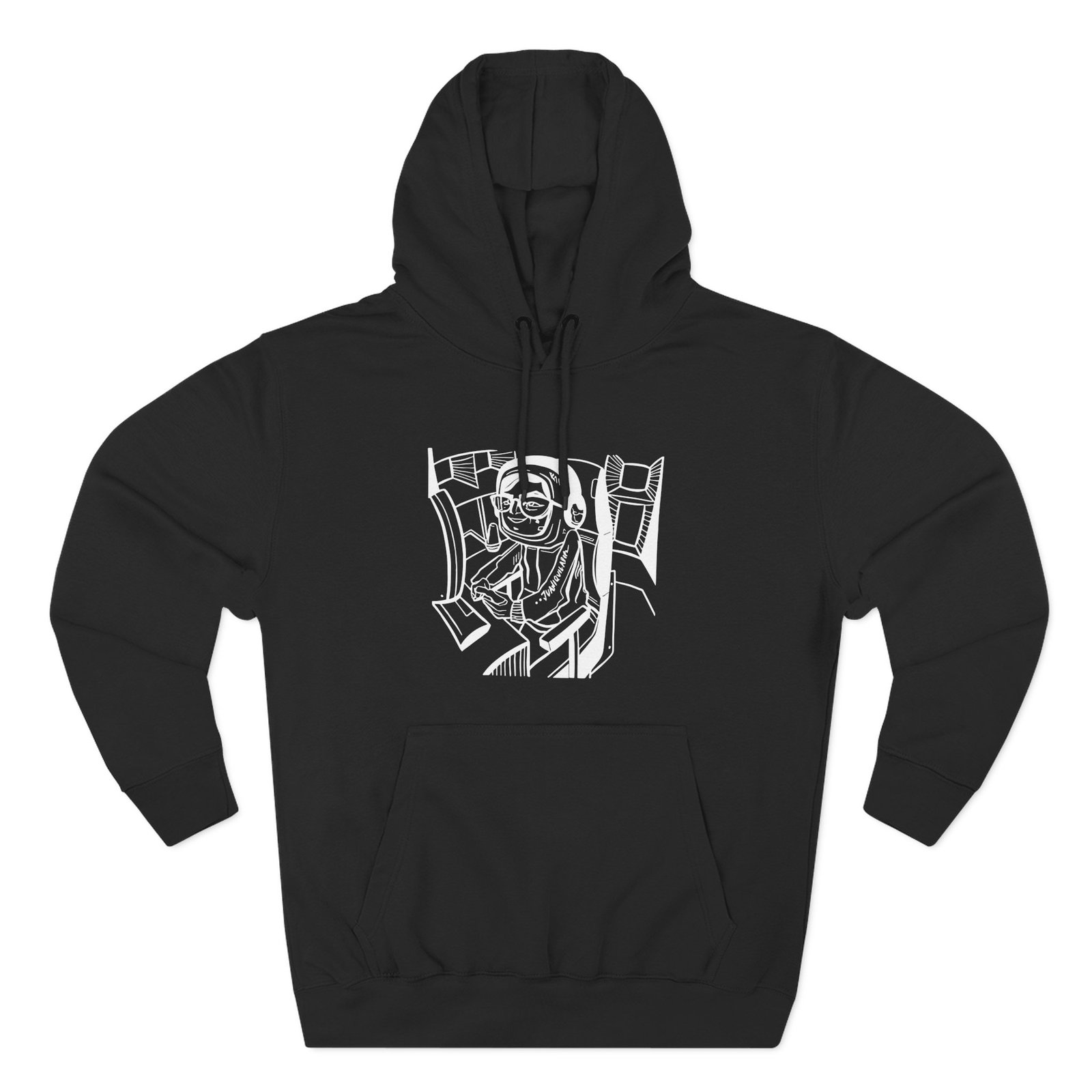 Juansguarnizo Three-Panel Fleece Hoodie