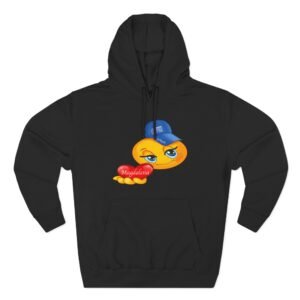 6pm Records Yung Hurn Magdalena Emoji Three-Panel Fleece Hoodie