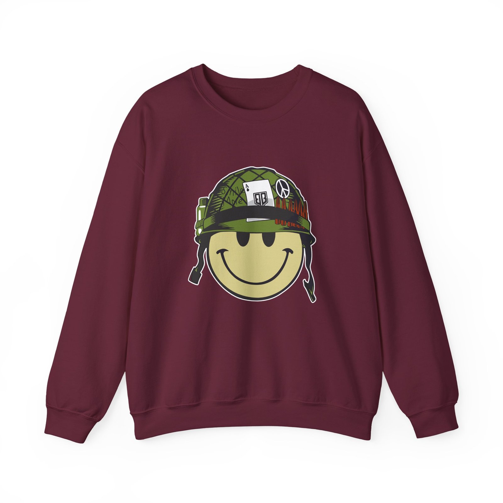 Roman Atwood Smiley Unisex Heavy Blend Crewneck Sweatshirt