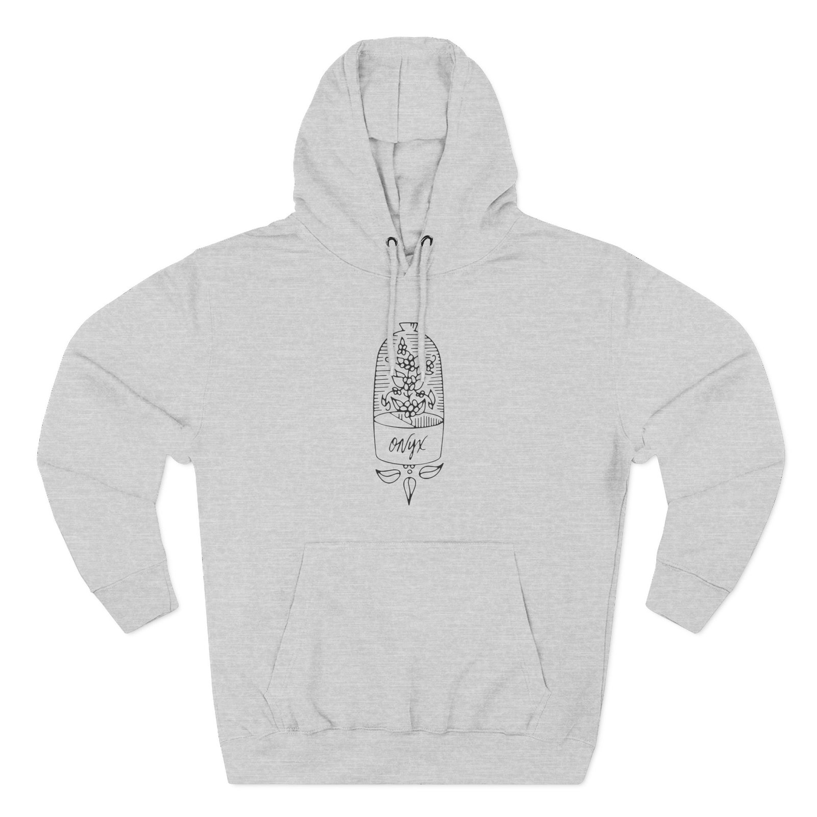Onyx Doyenne Terrarium Three-Panel Fleece Hoodie