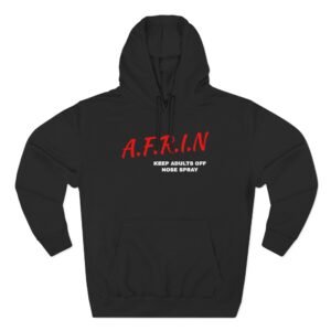 Nate Bargatze - Afrin Keep Adults of Nose Spray Three-Panel Fleece Hoodie