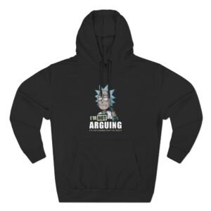 Rick and Morty I'm Not Arguing Three-Panel Fleece Hoodie