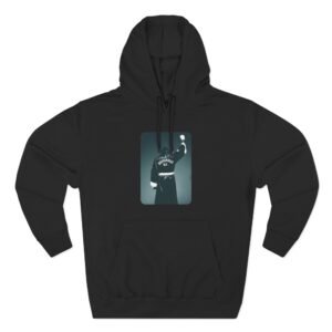 Kery Mouhammad Noir Three-Panel Fleece Hoodie