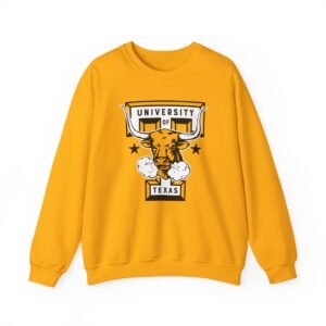 Texas Longhorns University of Texas Monogram Unisex Heavy Blend™ Crewneck Sweatshirt