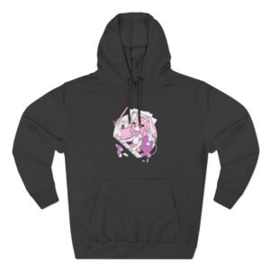 Anime Ironmouse Three-Panel Fleece Hoodie