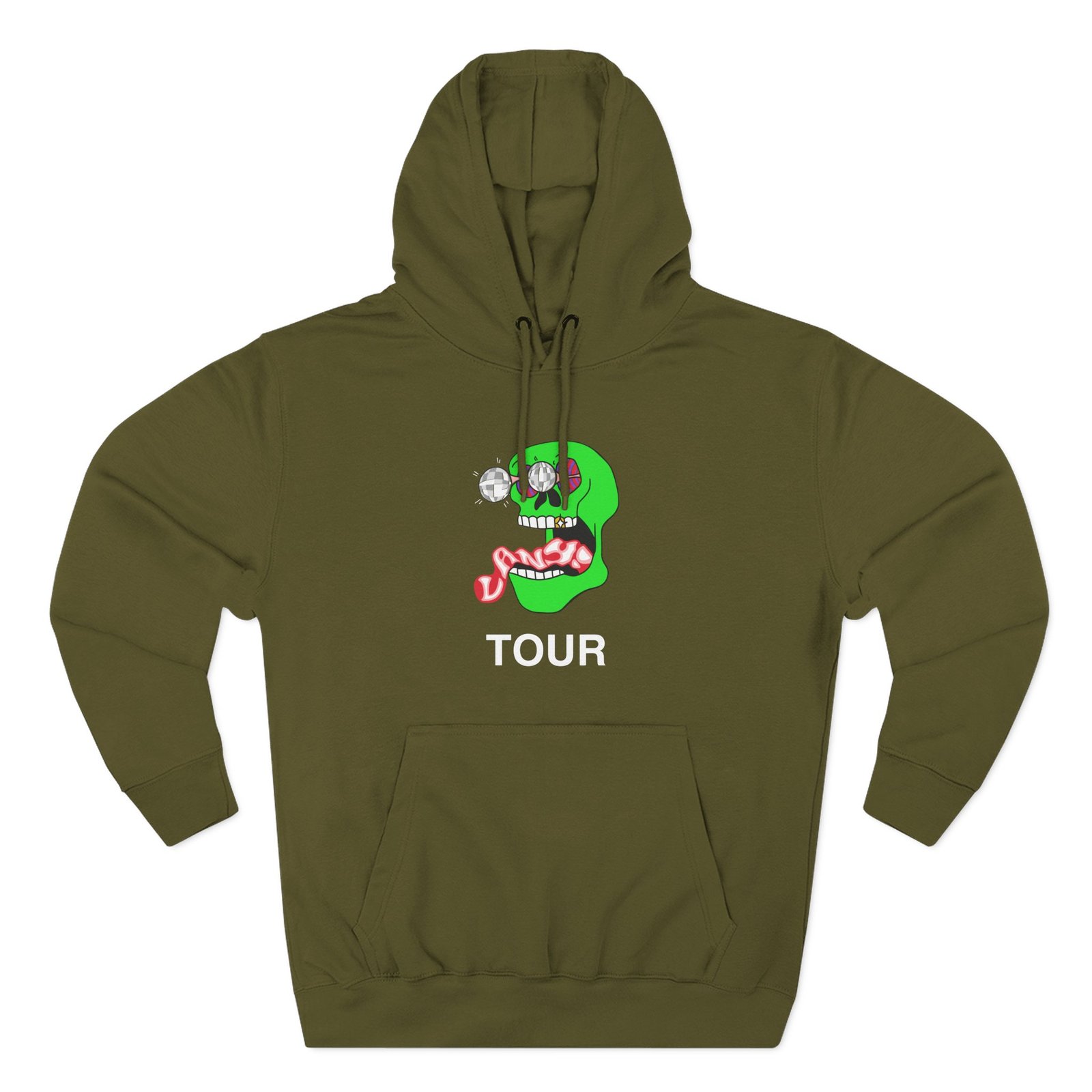 Lany Three-Panel Fleece Hoodie