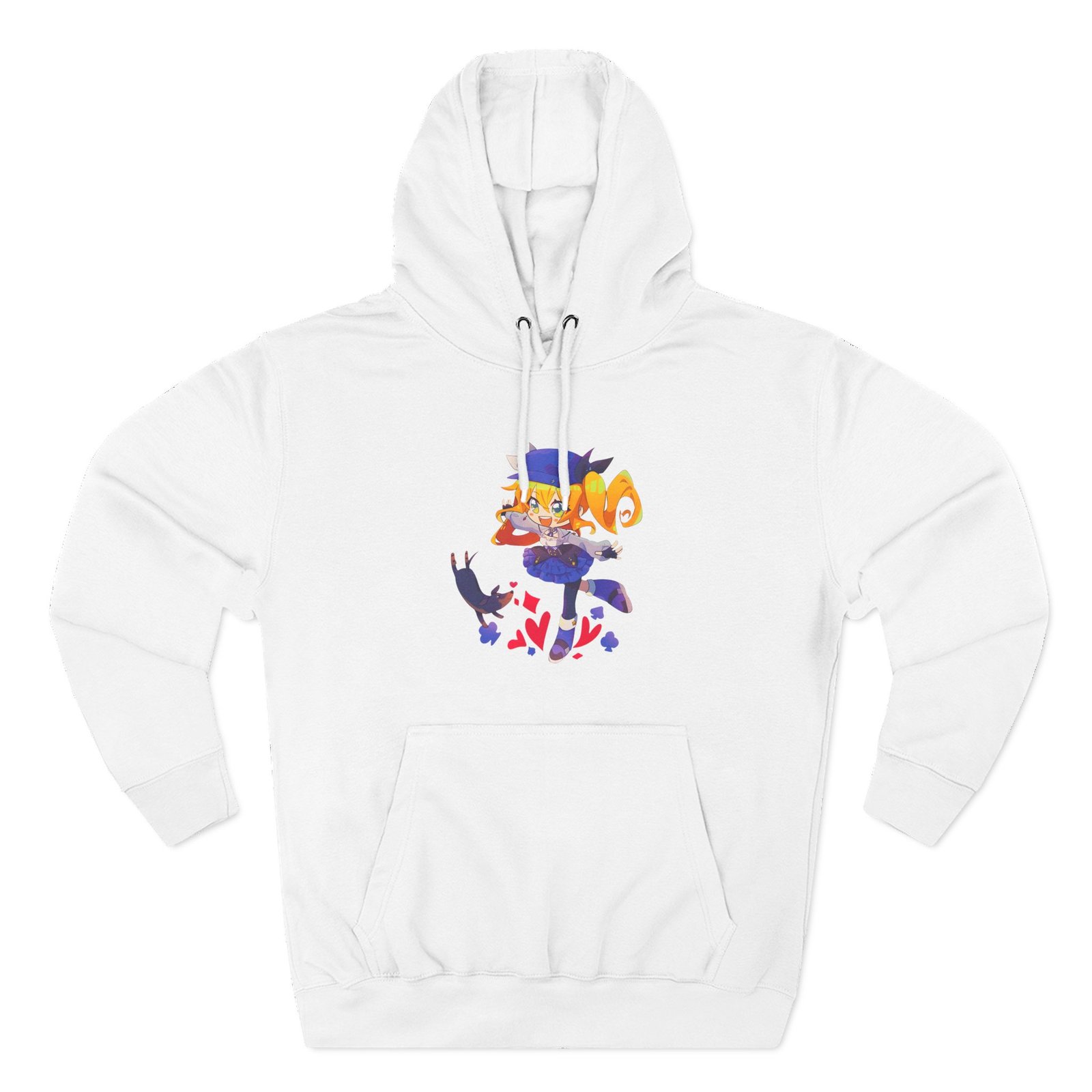Dokibird Three-Panel Fleece Hoodie