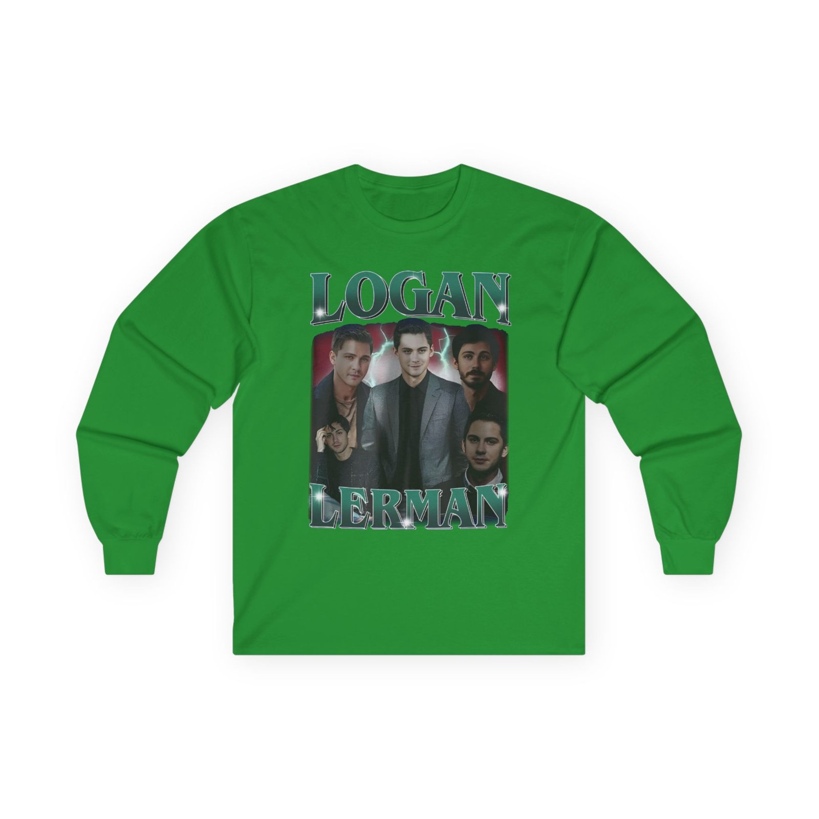 Logan Lerman Unisex Ultra Cotton Long Sleeve Tee