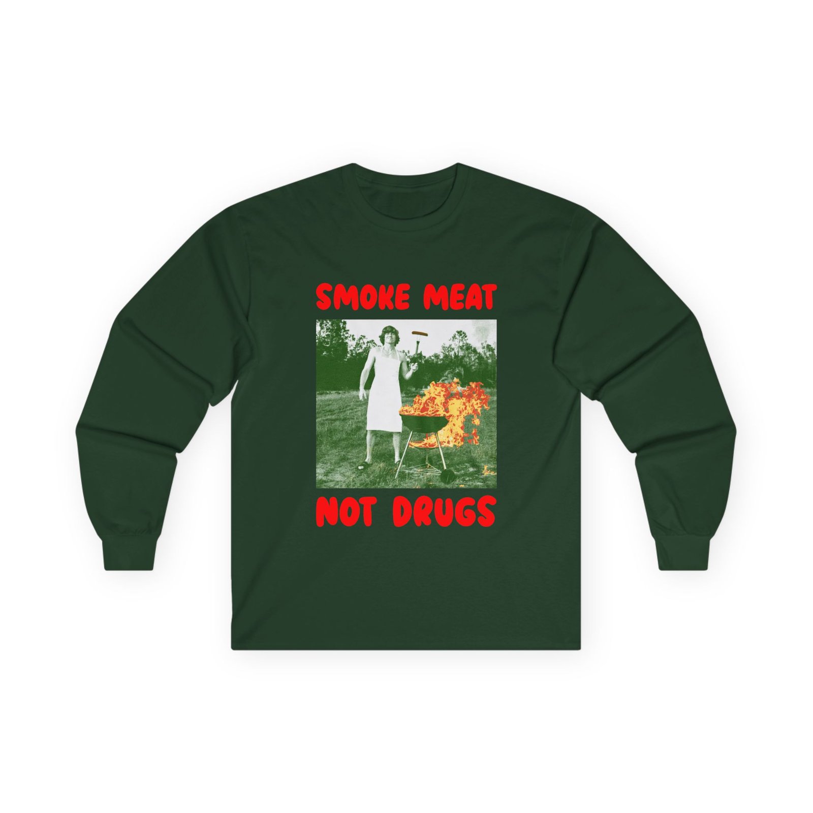 Danny Duncan Smoke Meat Not Drugs Unisex Ultra Cotton Long Sleeve Tee
