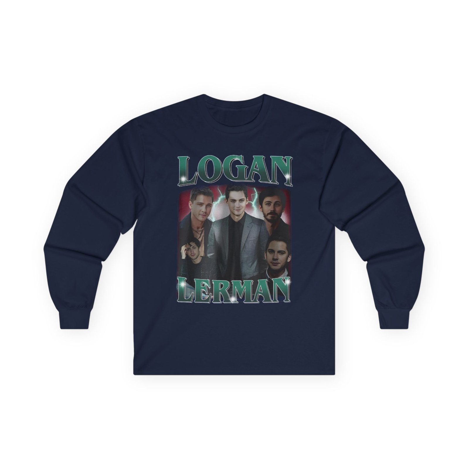 Logan Lerman Unisex Ultra Cotton Long Sleeve Tee