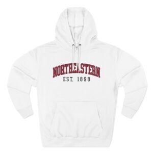 Northeastern Three-Panel Fleece Hoodie
