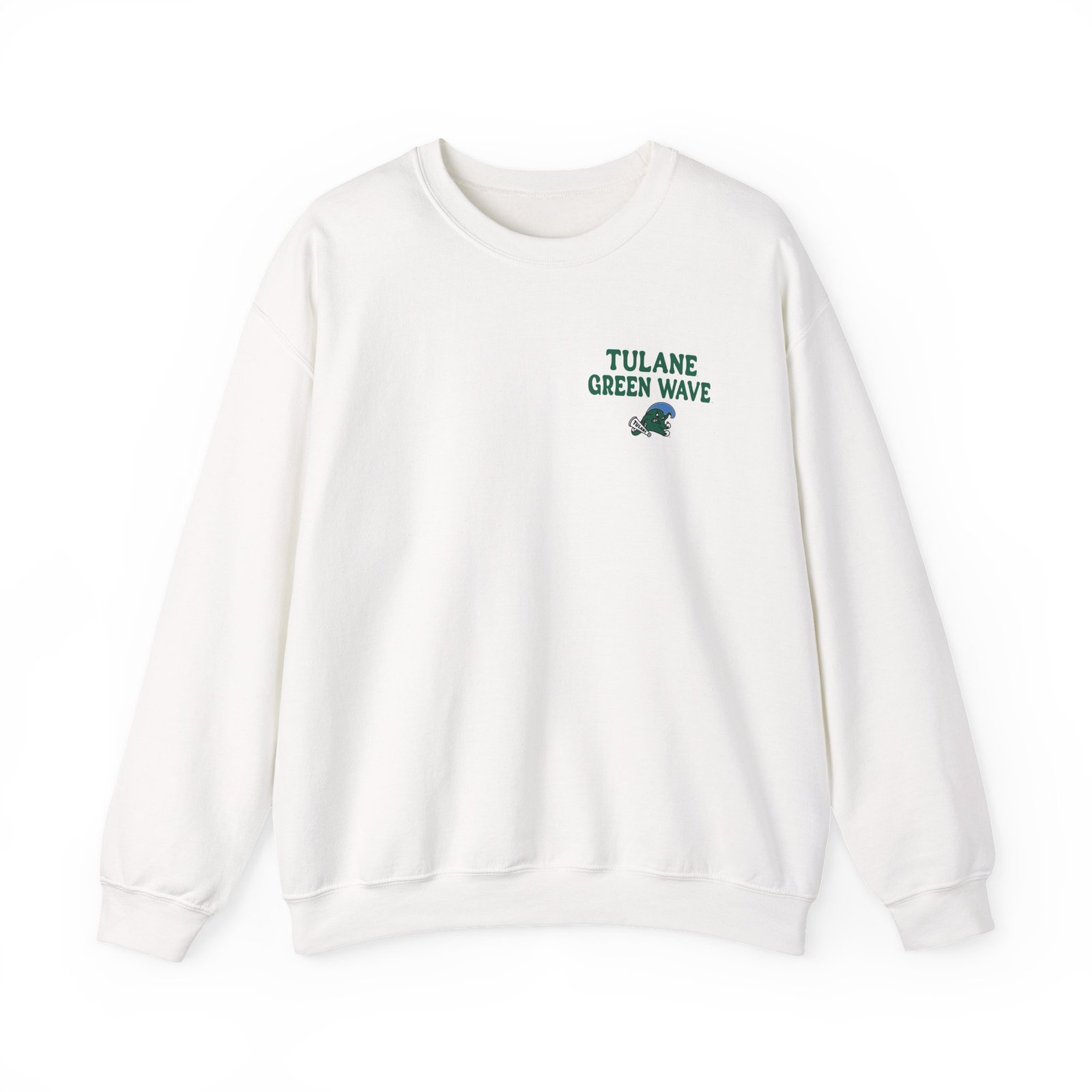 Tulane Checkered Mascot Unisex Heavy Blend™ Crewneck Sweatshirt