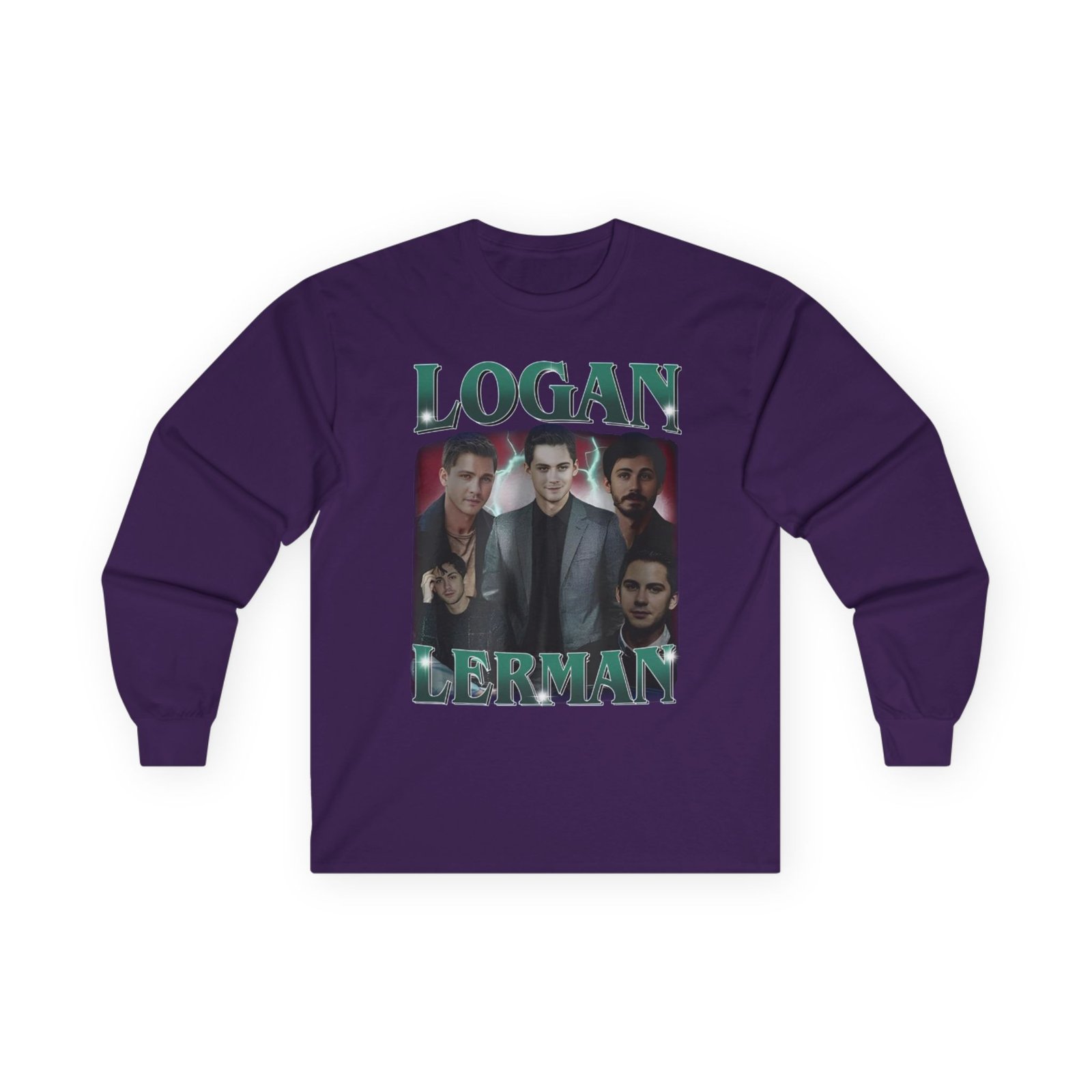 Logan Lerman Unisex Ultra Cotton Long Sleeve Tee