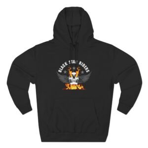Black Star Riders  Winged Fire Skull Three-Panel Fleece Hoodie