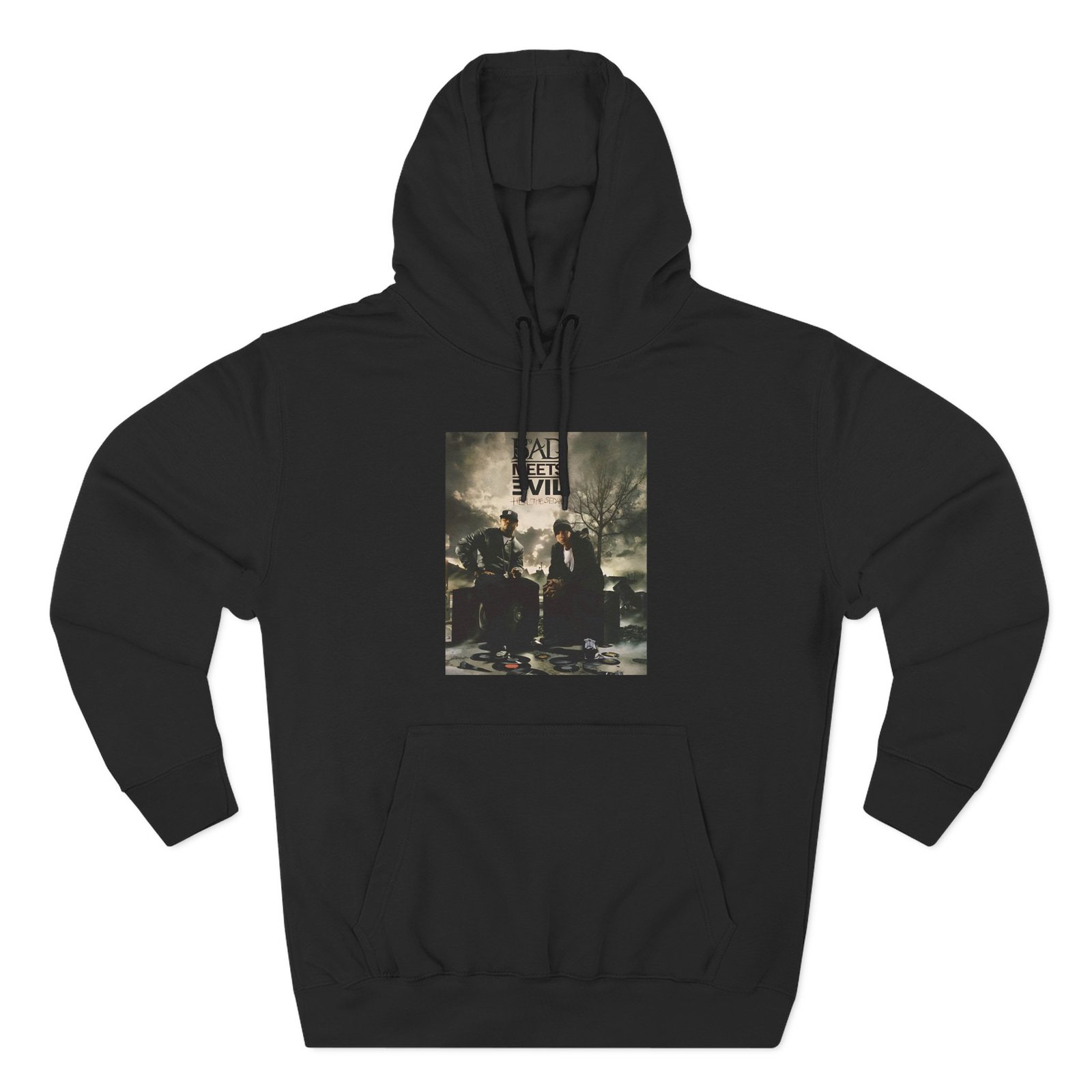 Bad Meets Evil Burnt Three-Panel Fleece Hoodie