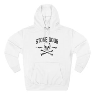 Stonesour Cross Bones 3/4 Raglan Three-Panel Fleece Hoodie