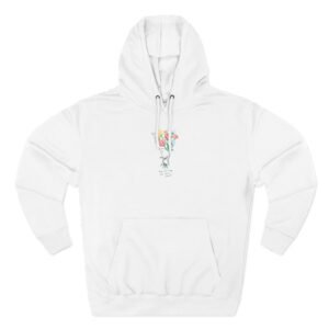 Sienna Mae  Stop and Buy the Damn Flowers Three-Panel Fleece Hoodie