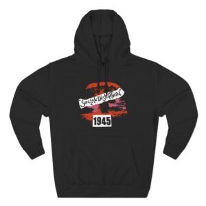 SD Vintage Nuke 1945 Three-Panel Fleece Hoodie