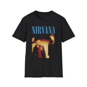 Nirvana Dim Light Portrait Unisex Softstyle T-shirt