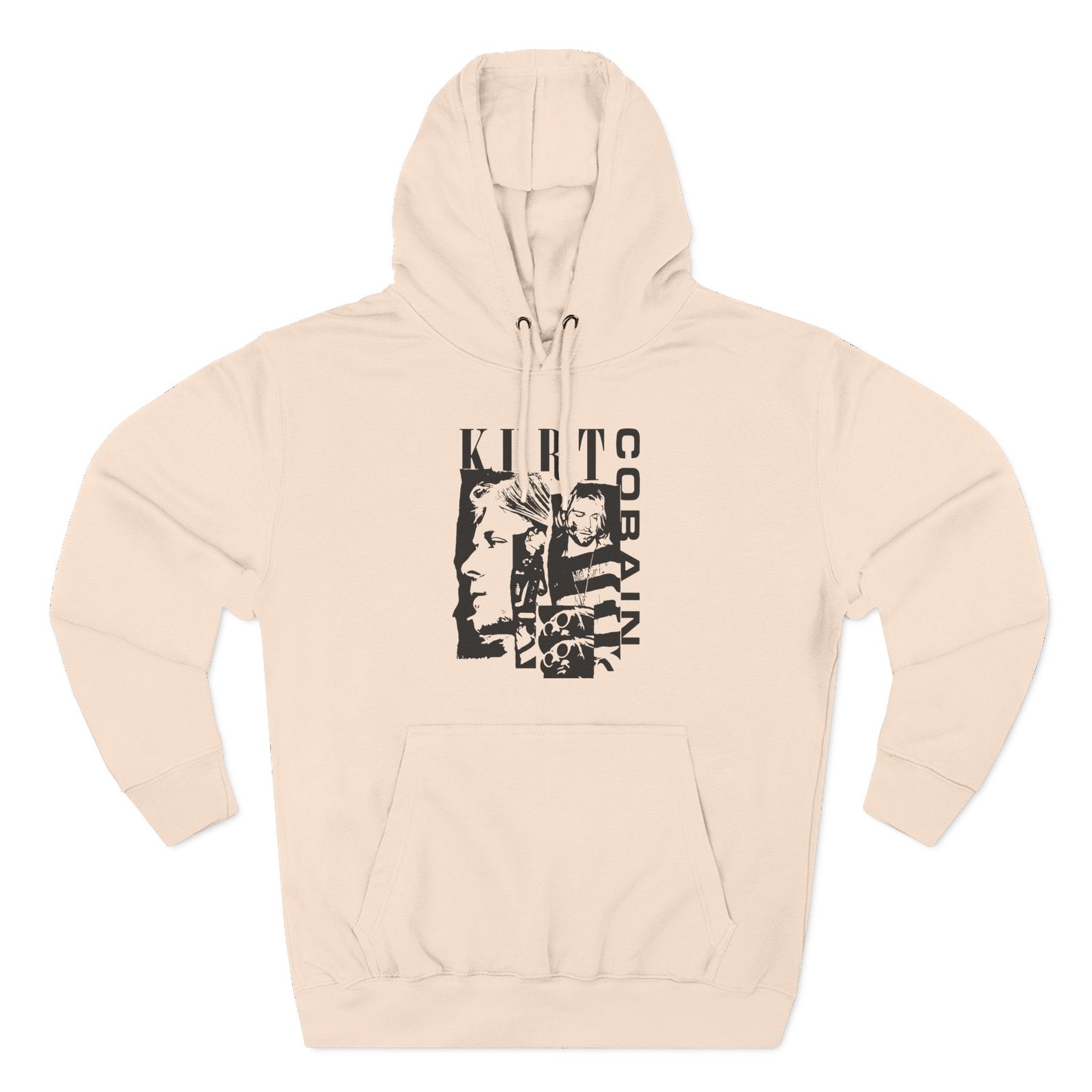 Kurt Cobain Three-Panel Fleece Hoodie