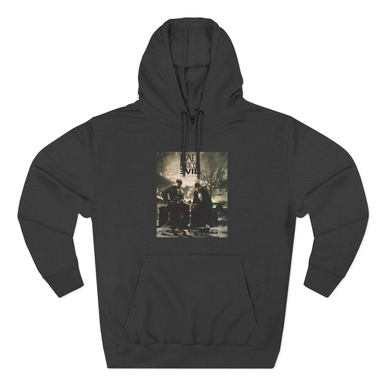 Bad Meets Evil Burnt Three-Panel Fleece Hoodie