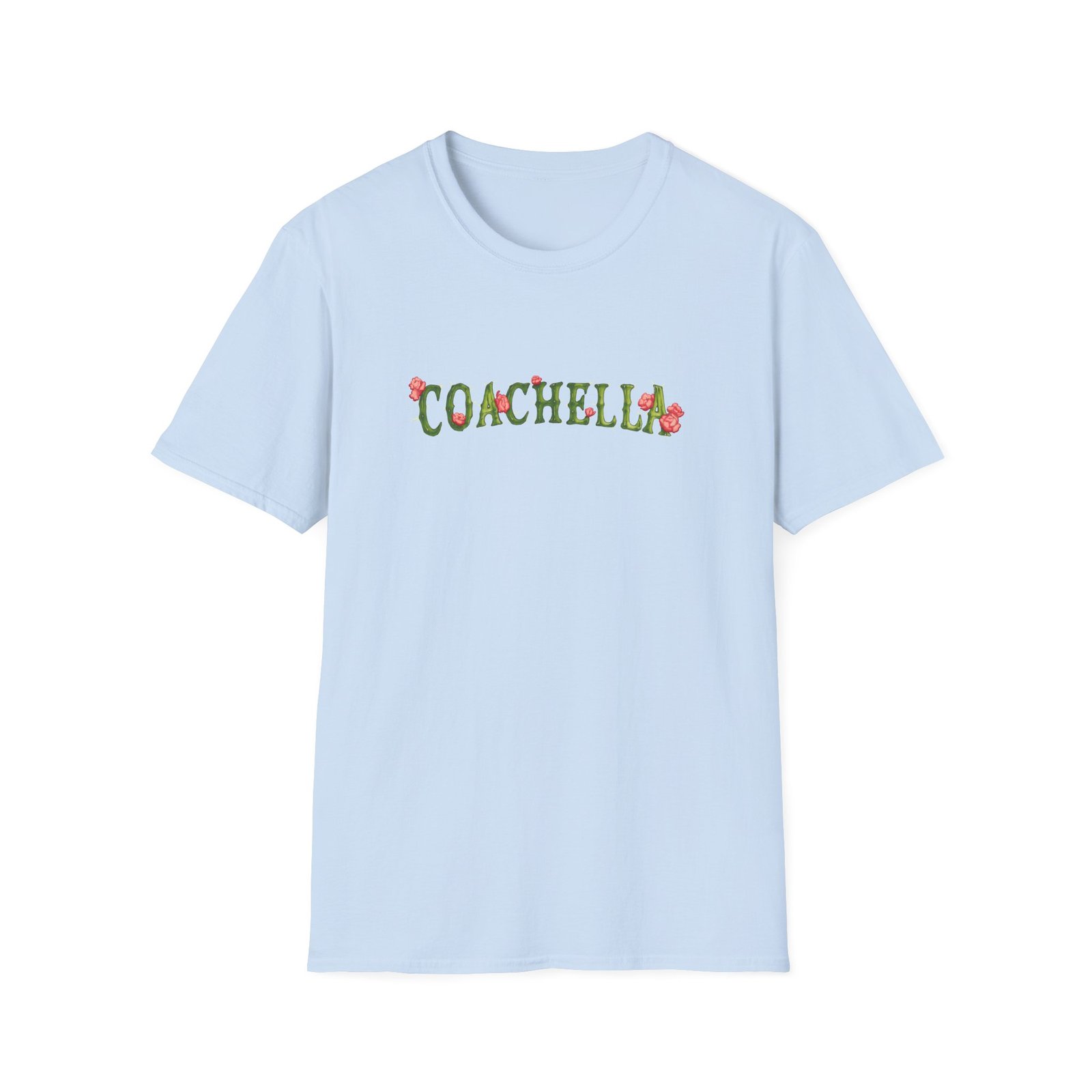 Coachella Flower Unisex Softstyle T-Shirt