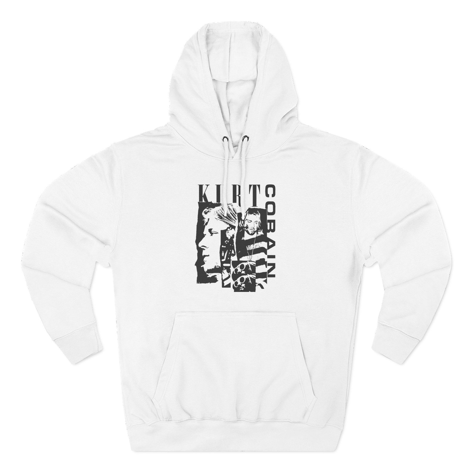 Kurt Cobain Three-Panel Fleece Hoodie