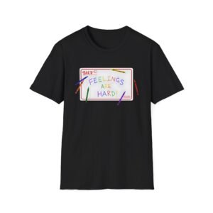 Lauv Feelings Are Hard! Crayon Unisex Softstyle T-Shirt