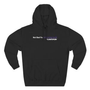 Lamar Jackson The Prodigy Not Bad for a Running Back Three-Panel Fleece Hoodie