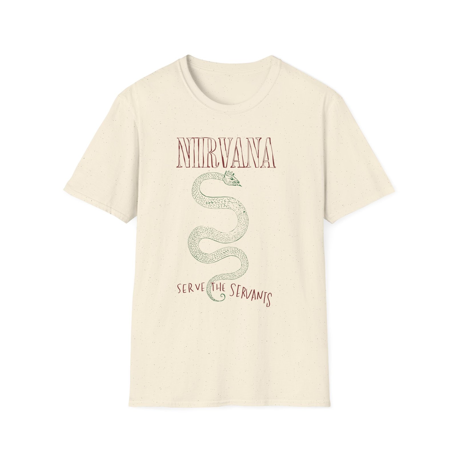 Nirvana Serve The Servants Unisex Softstyle T-shirt