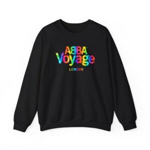 Abba Voyage Rainbow Foil London Unisex Heavy Blend™ Crewneck Sweatshirt