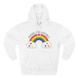 Lauv Fuck I'm Lonely Rainbow Three-Panel Fleece Hoodie