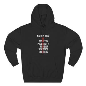 Math Three-panel Fleece Hoodie