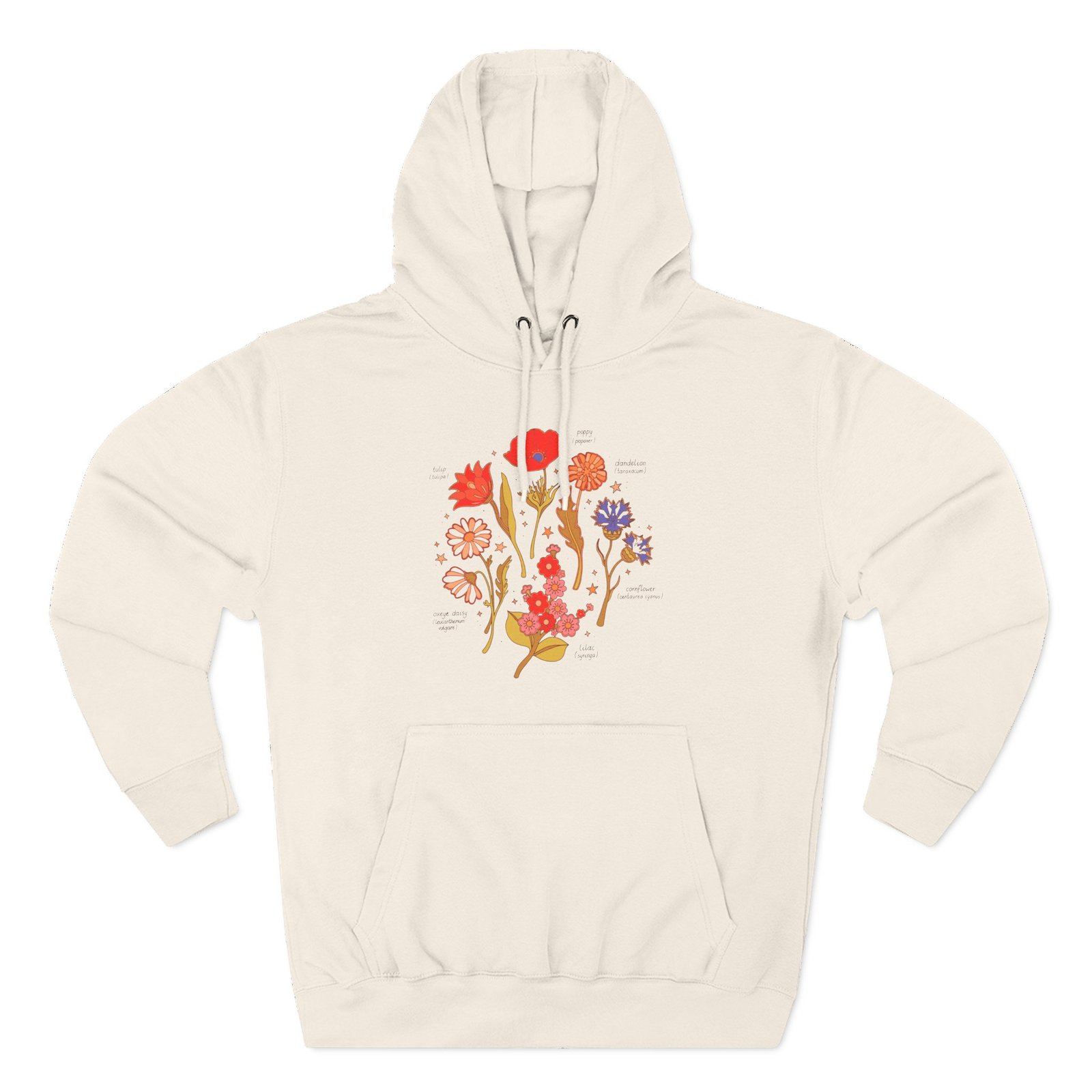 Snifferish Botanical Revival Three-Panel Fleece Hoodie