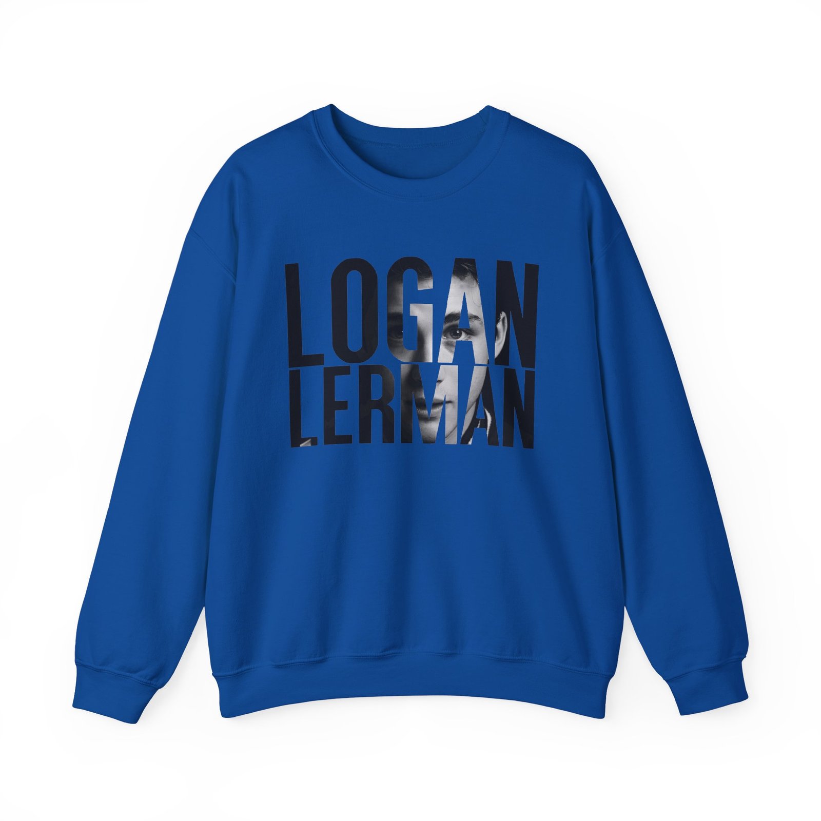 Logan Lerman Unisex Heavy Blend™ Crewneck Sweatshirt