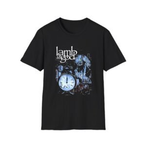 Lamb of God Black Circuitry Skull Tour Unisex Softstyle T-Shirt
