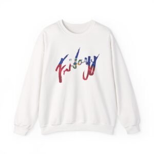 Fridayy Haitian Flag Unisex Heavy Blend™ Crewneck Sweatshirt
