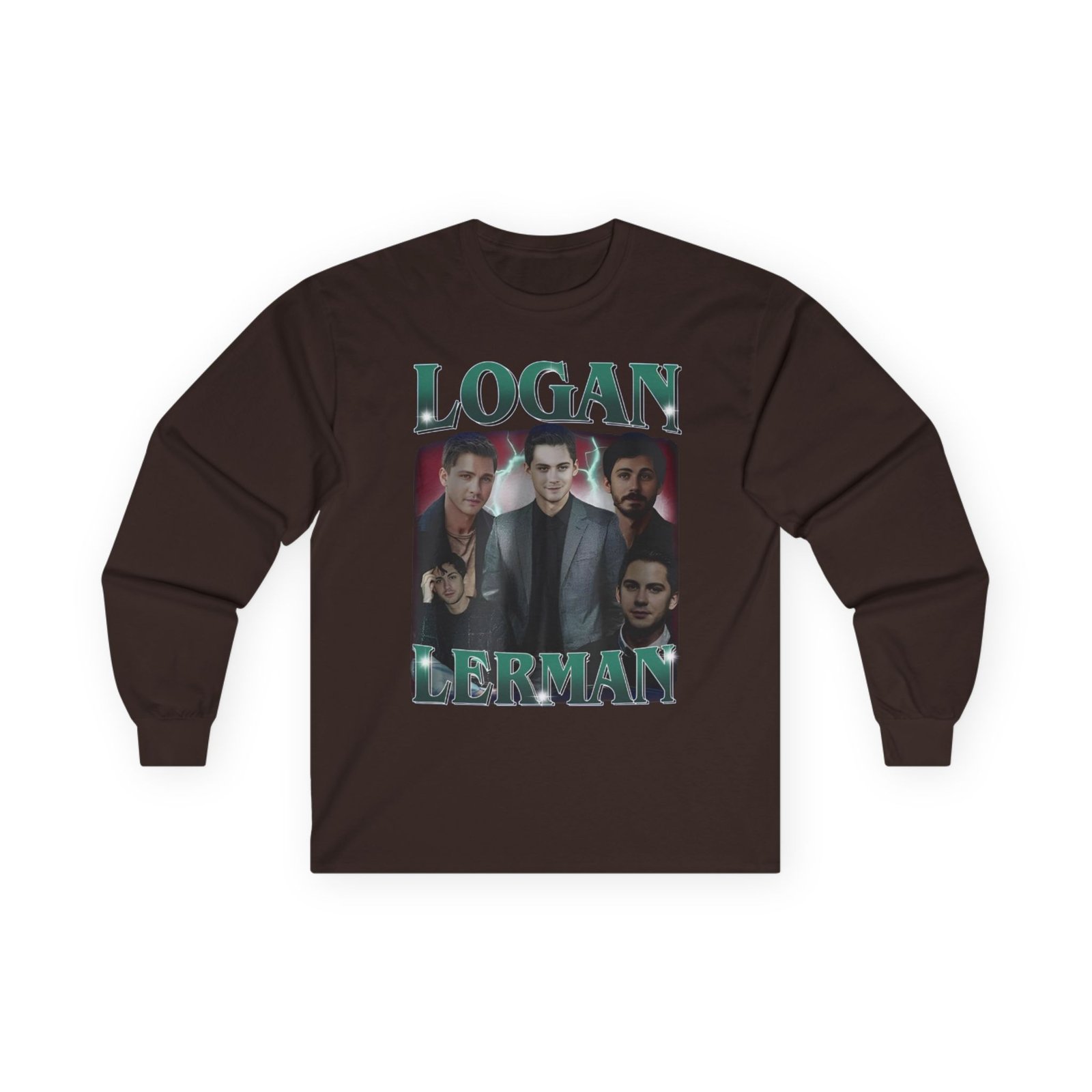 Logan Lerman Unisex Ultra Cotton Long Sleeve Tee
