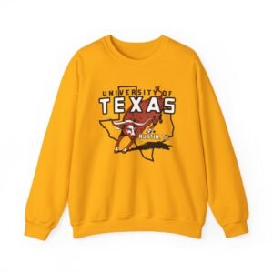 University of Texas Outline Unisex Heavy Blend™ Crewneck Sweatshirt